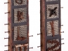 Twenty-Six Rusty Letters on Two Old Posts (detail), 2010